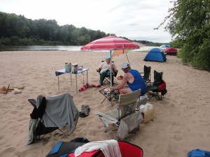 Paddling Wisconsin River