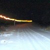 Night cross-country skiing in Wisconsin