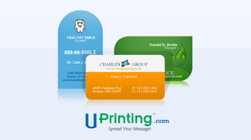businesscard-diecut Uprinting business cards