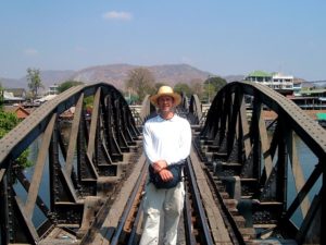 Standing over the Bridge over the River Kwai