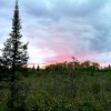 Wisconsin northwoods sunset
