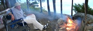 Quetico campfire