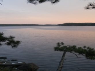 Lake Kawnipi in Quetico Provincial Park