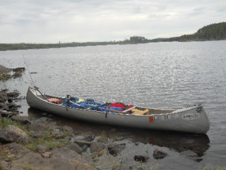 Lake Kawnipi in Quetico Provincial Park