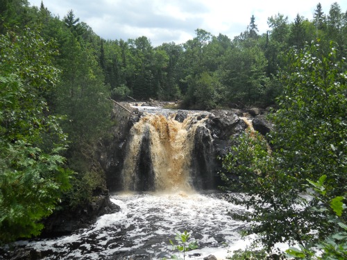 Little Manitou Falls in Pattison State Park Wisconsin