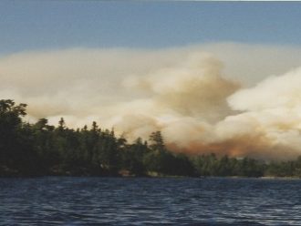 Sag Lake Fire Saganaga Lake Boundary Waters