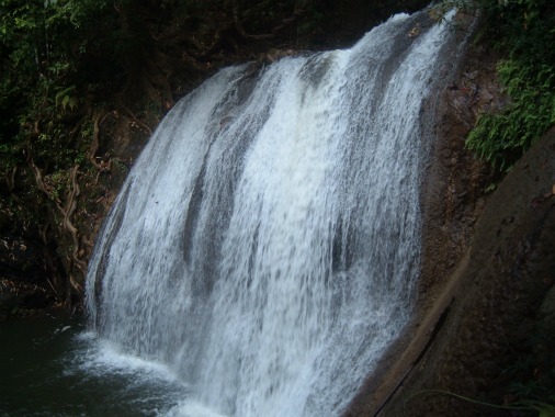 Nang Kruan Waterfall Lamkhlong Ngu National Park, Thailand
