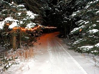 Wisconsin nigh cross-country skiing