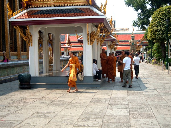 Buddhist monk at the Grand Palace