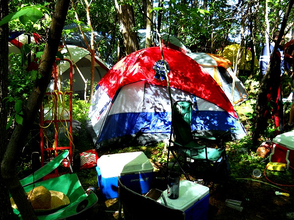 Summer Camp Music Festival tent city