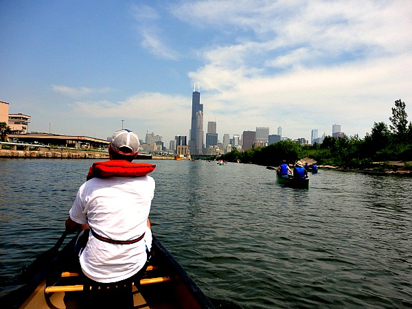 Chicago River paddle