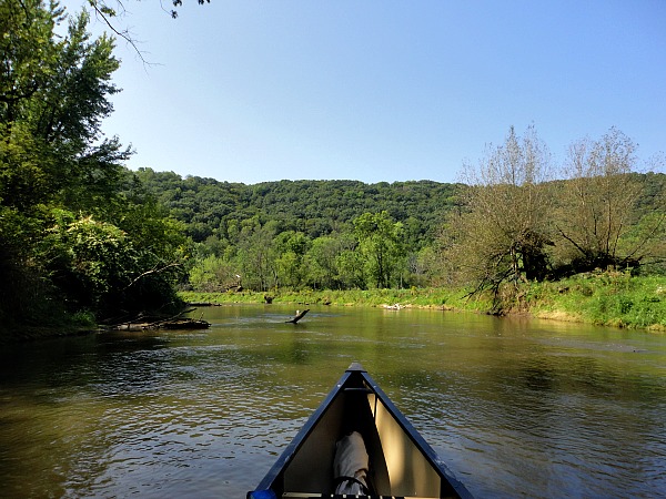 Lower Kickapoo River canoeing