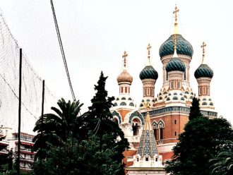 Russian church Nice France
