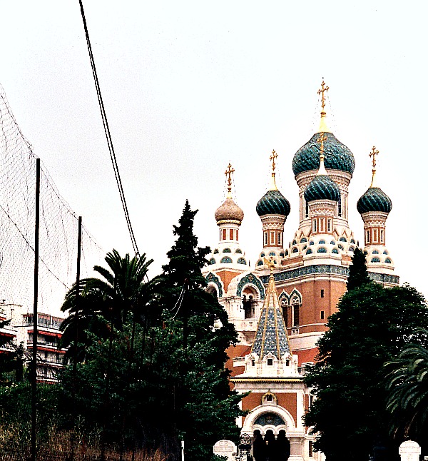 Russian church Nice France