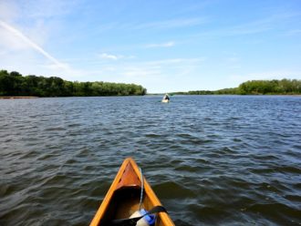 Wisconsin River canoeing