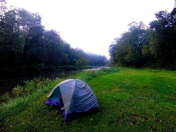 Camping Kickapoo River Wisconsin