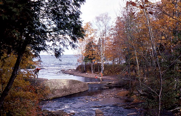 Little Carp River meets Lake Superior