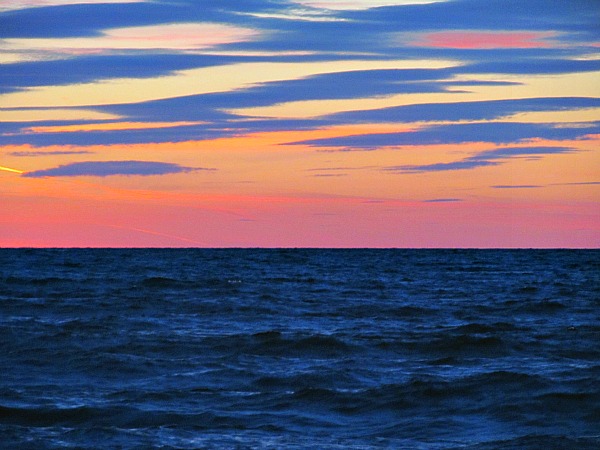 Lake Superior sunset Michigan