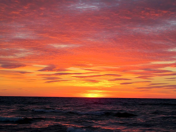 Lake Superior Porcupine Mountain Michigan sunset