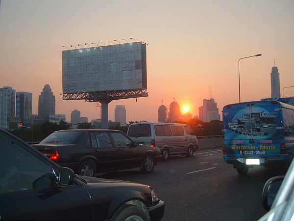 Bangkok Thailand sunset
