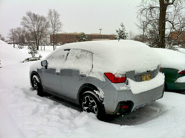 Subaru Crosstrek winter adventure