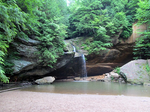 Ohio waterfalls in Hocking Hills State Park