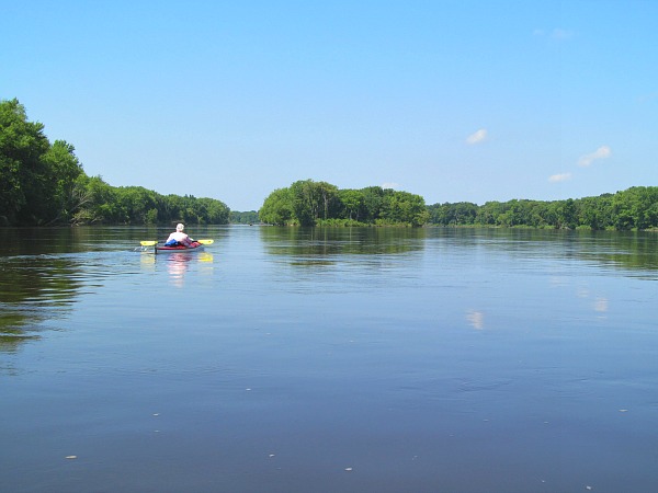 Wisconsin River floating