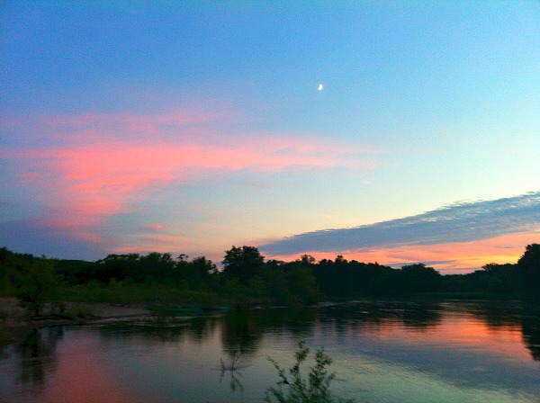 Wisconsin River sunset