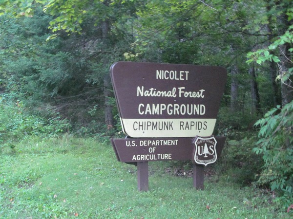 Chipmunk Rapids campground