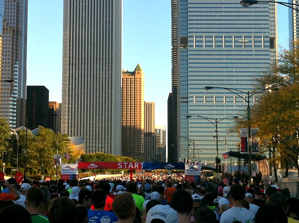 Chicago Marathon start