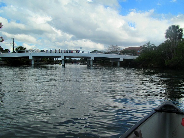 Crystal River canoeing with manatees