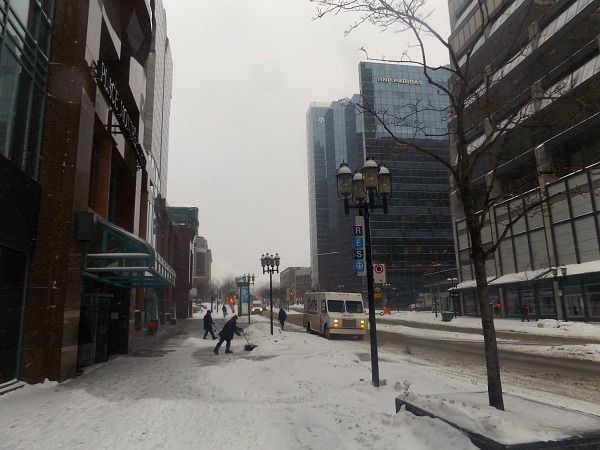 Montreal snow