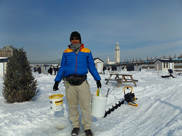 Montreal ice fishing