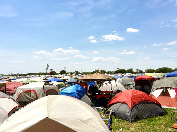 Summer Camp Music Festival tents camping