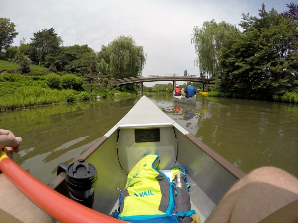 Chicago Botanic Gardens canoeing adventure
