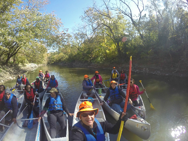 Canoeing Little Calumet River