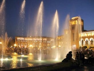 Yerevan singing fountains