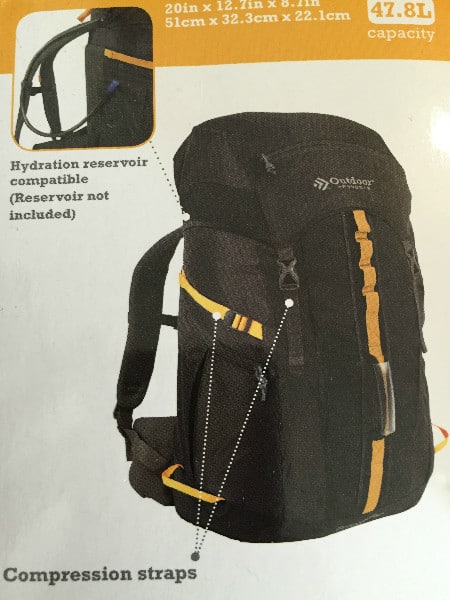 Arrowhead backpack