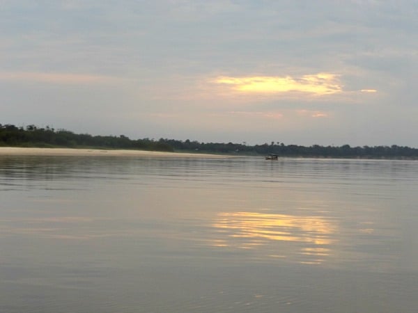 Amazon River sunrise