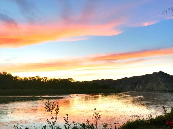 Theodore Roosevelt National Park sunset