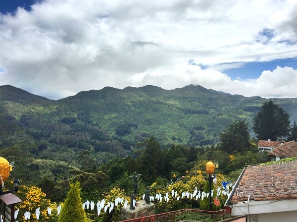 Monserrate mountains Bogota