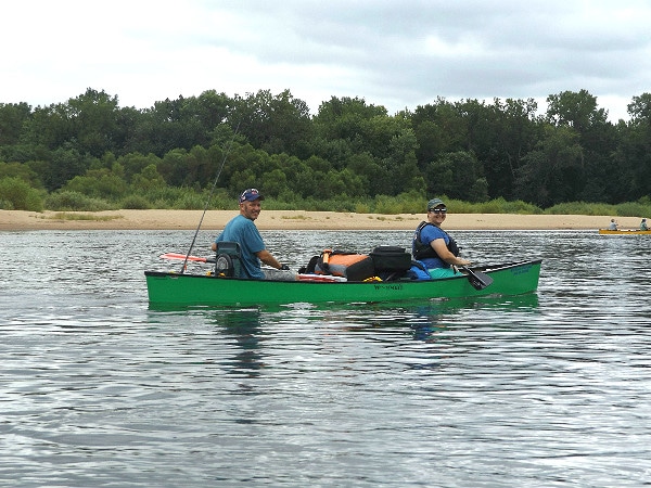 Wisconsin River canoeing