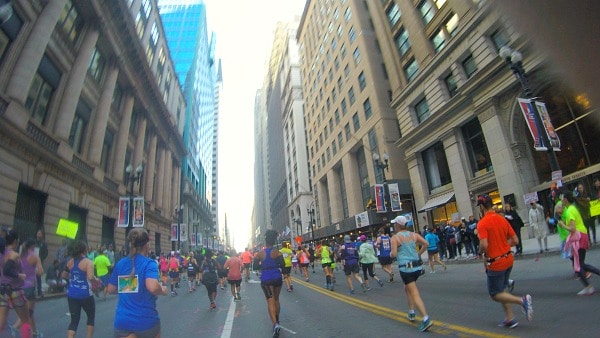 Chicago Marathon runners