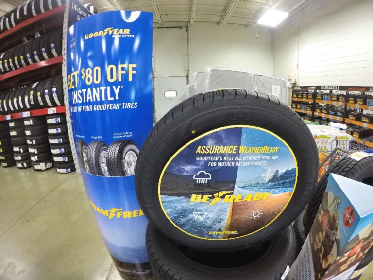 Goodyear Assurance WeatherReady tires at Sam's Club