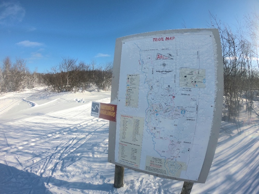 ABR Ski Trails map