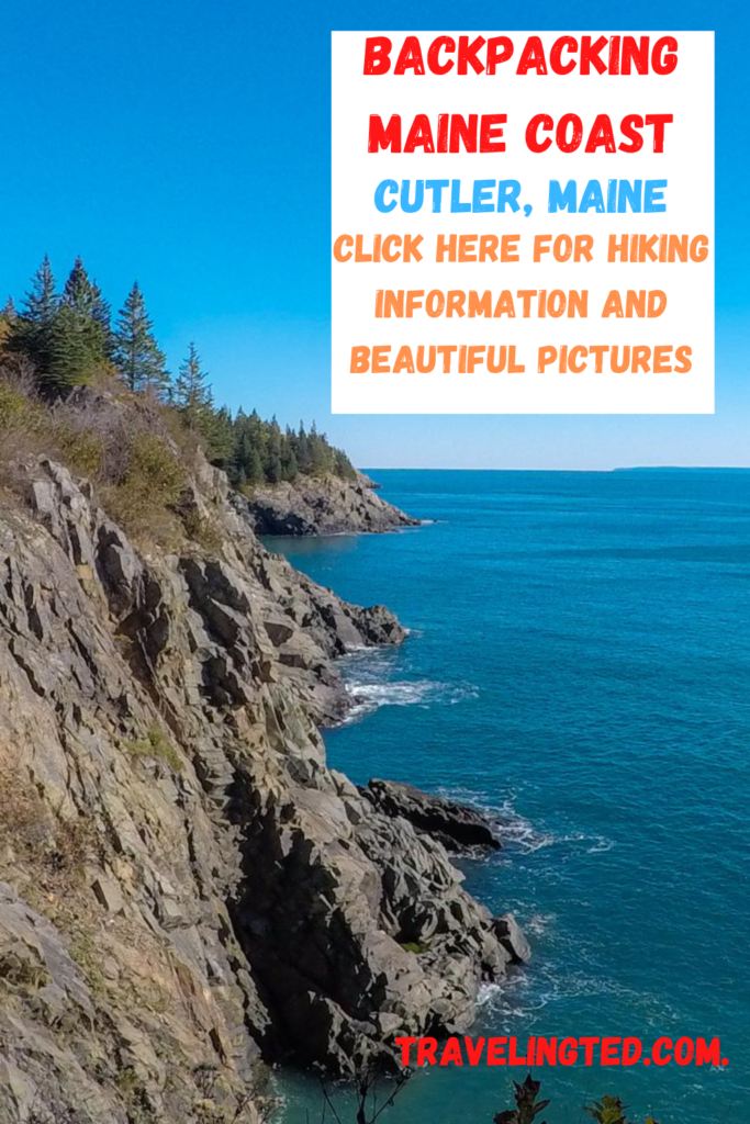 Backpacking Maine Coast in the Cutler Coast Public Lands