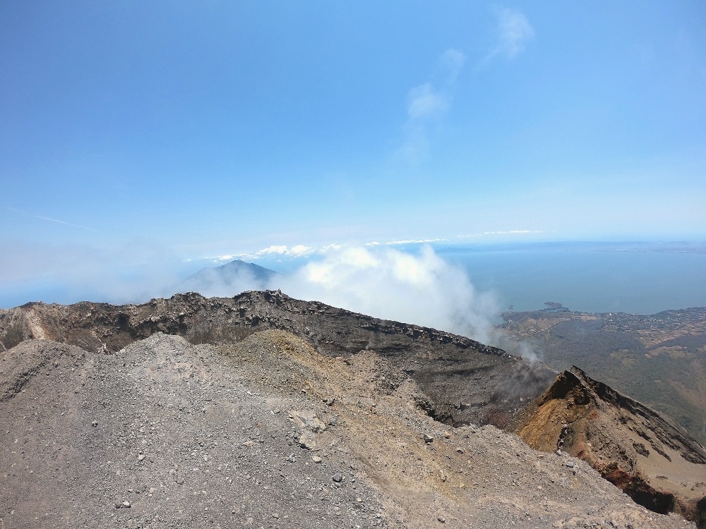 Concepción Volcano crater