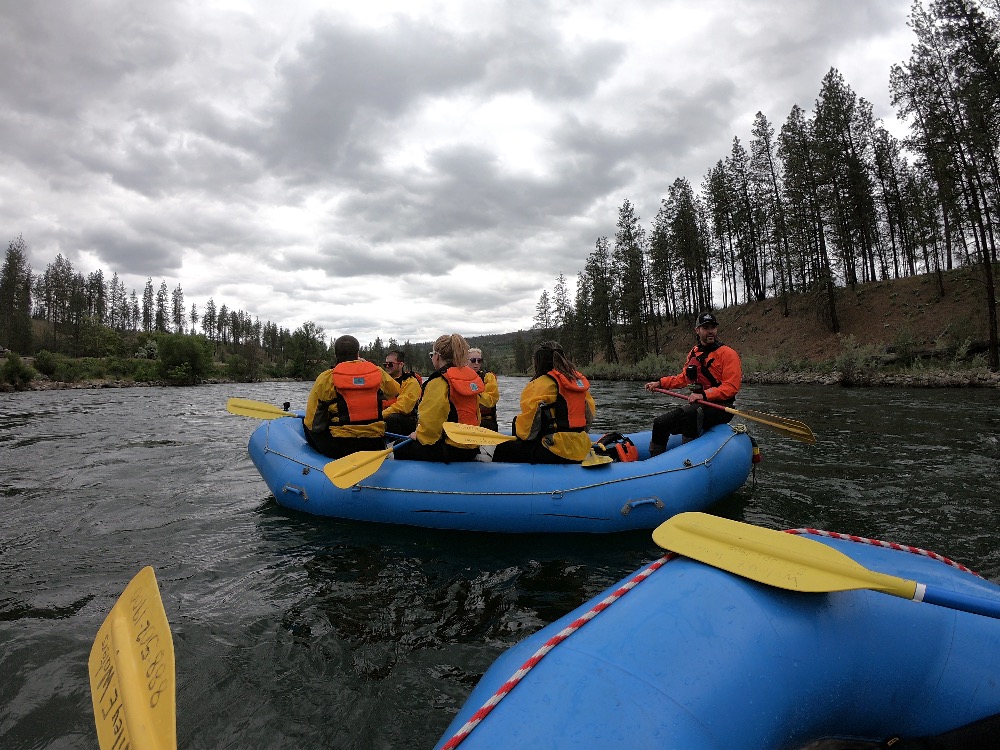 Spokane River whitewater rafting adventure