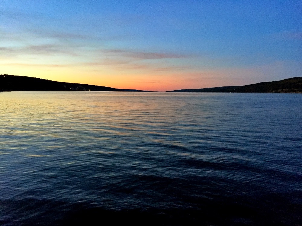 Seneca Lake sunset