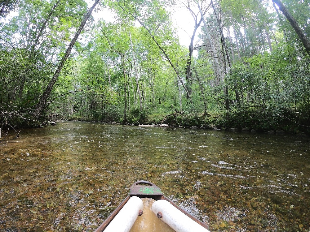Crystal River Wisconsin canoeing